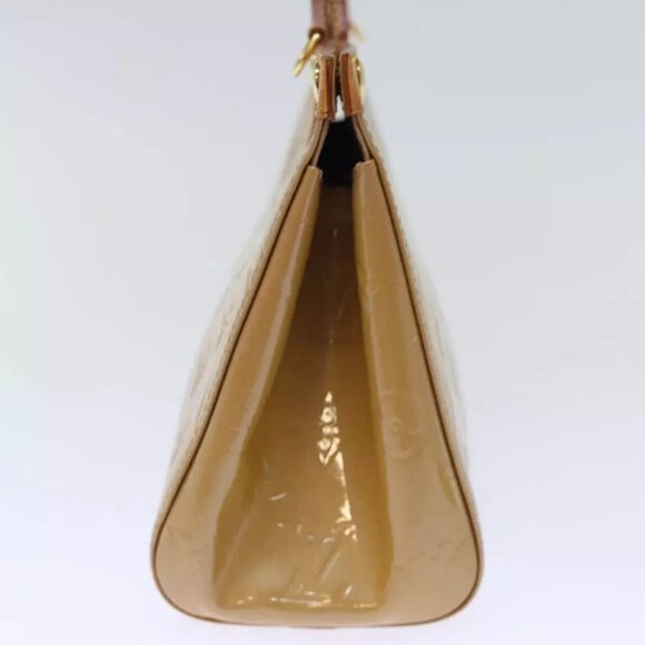 LOUIS VUITTON Monogram Vernis Roxbury Drive Hand Bag Noisette M91372 Auth 74252 - Picture 3 of 15